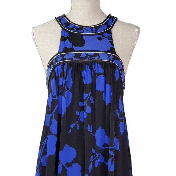 BCBGMaxazria Floral Hi Neck Dress - Picture 4 of 12